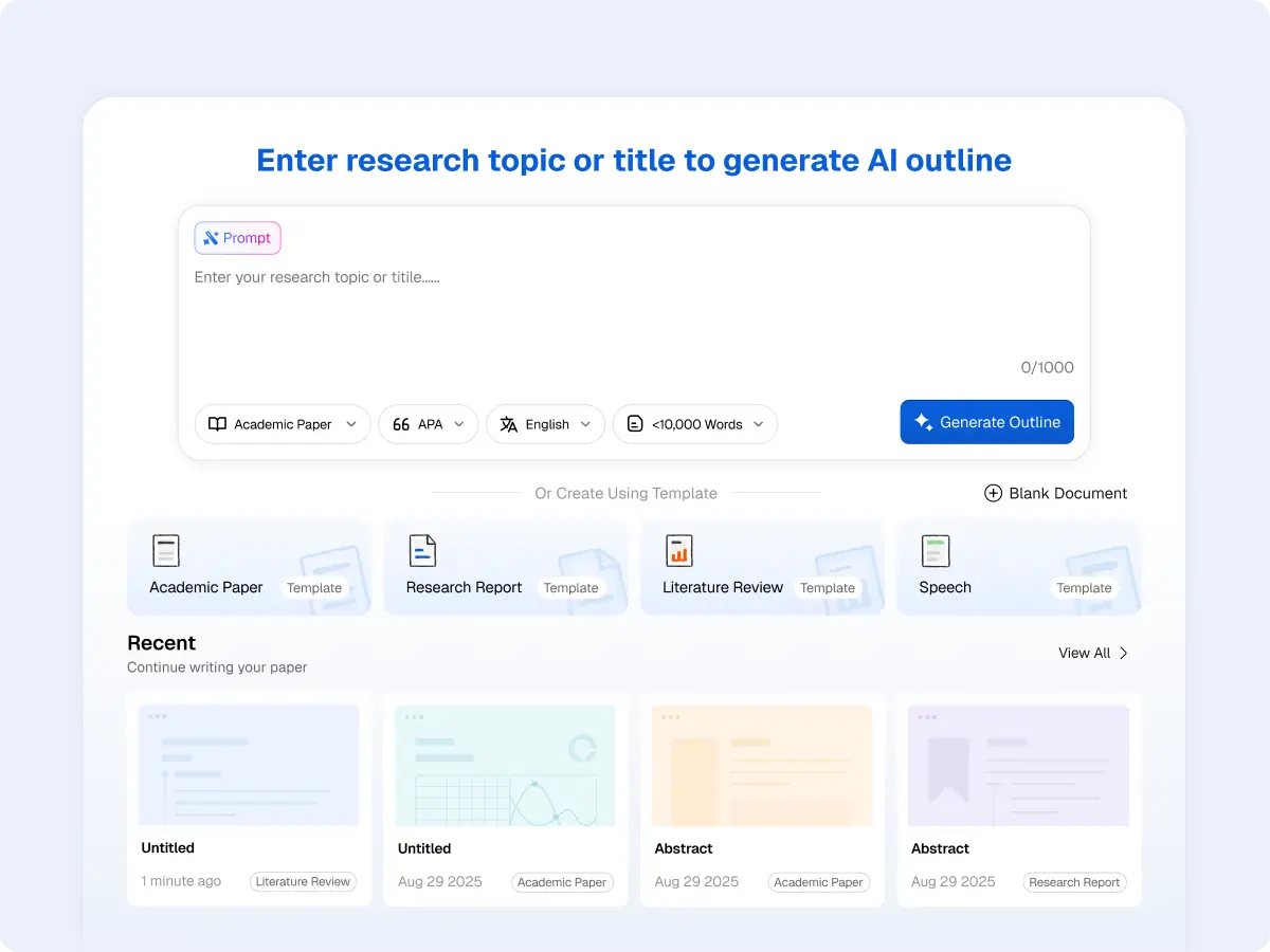 AI research assistant with powerful writing features